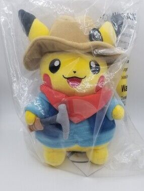 Pokemon Center Pokemon Fossil Museum Excavator Pikachu 8 Inch Plush
